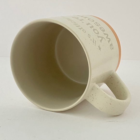 Threshold It's Official You're Awesome Embossed 16 oz. Stoneware Coffee Mug Cup - Picture 3 of 8